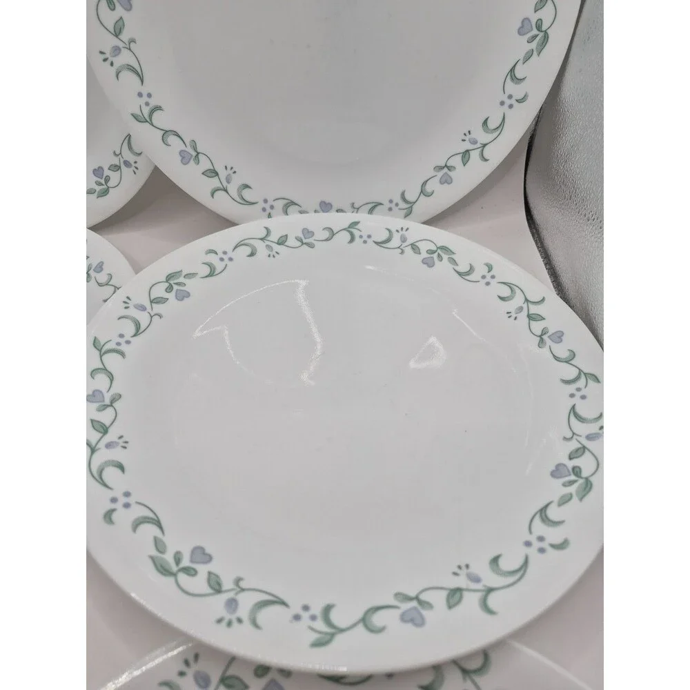 (6) Vintage Corelle Country Cottage Dinner Plates 10 1/4